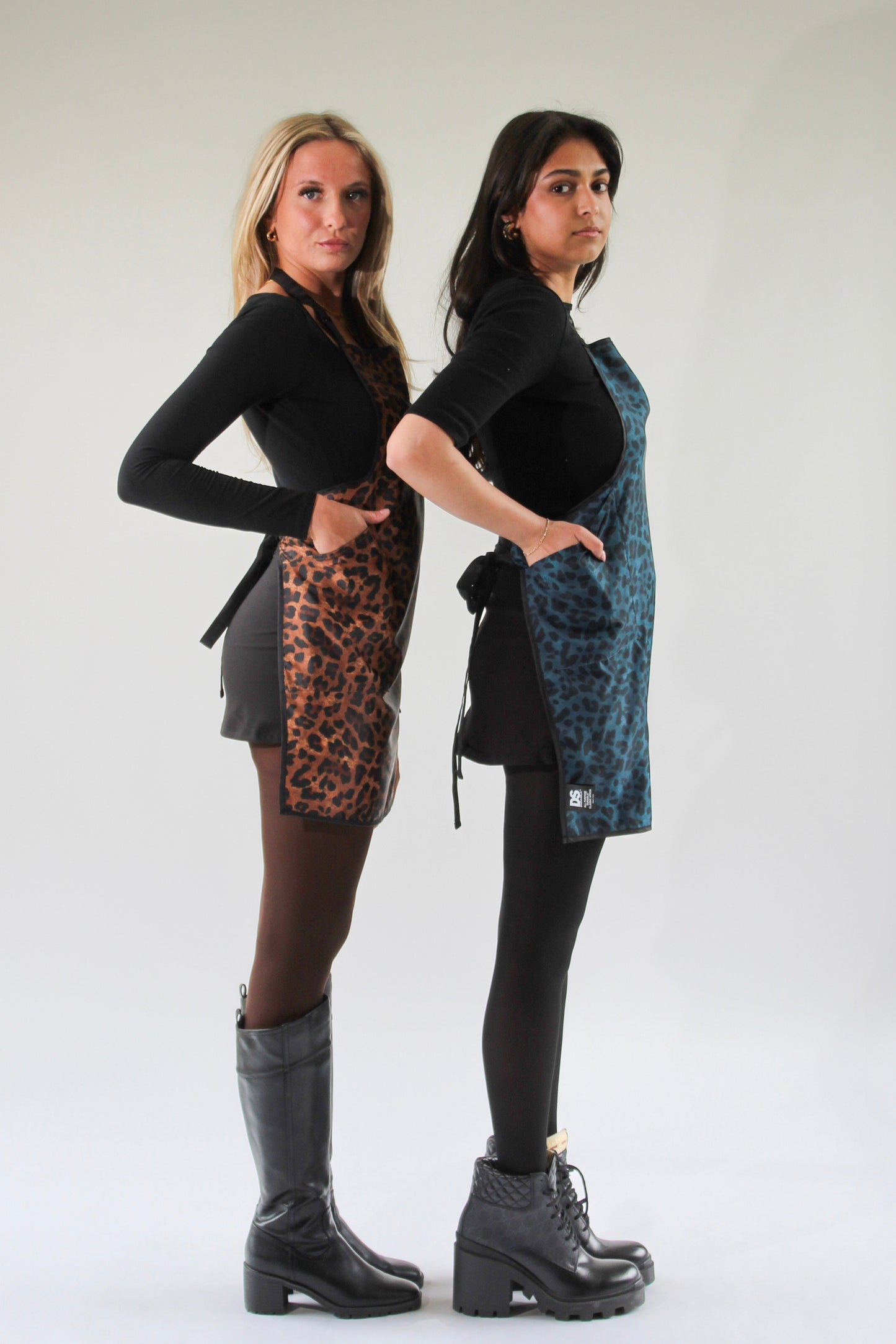 2FACED LEOPARD FIX REVERSIBLE APRON