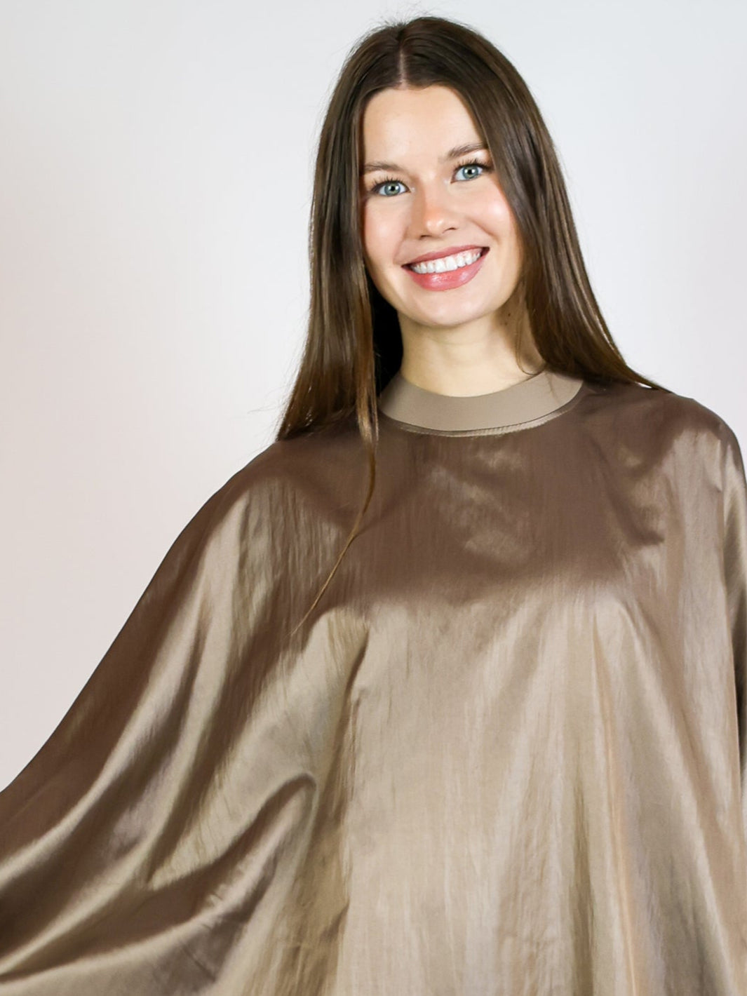 DURALUXE LIQUID MOCHA SILICONE COLLAR CAPE