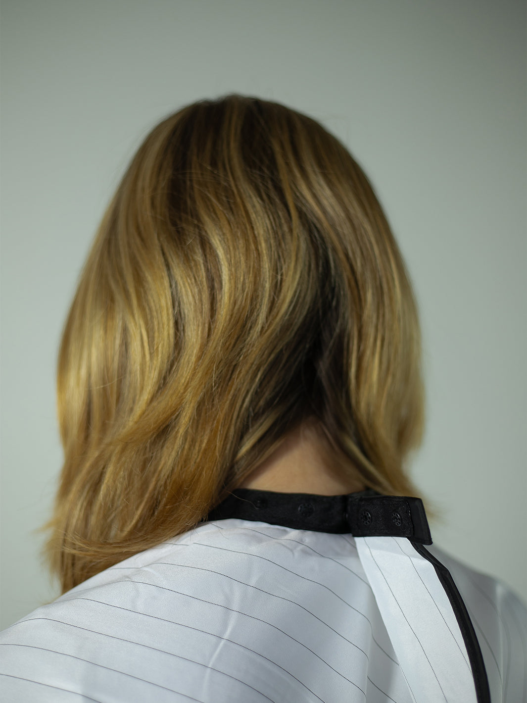 DURASILK™ PINSTRIPE BARBER CAPE