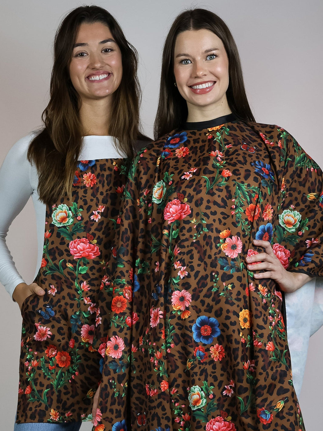 OUT OF STOCK A LEOPARD BLOSSOM CAPE CUSTOM BRANDING