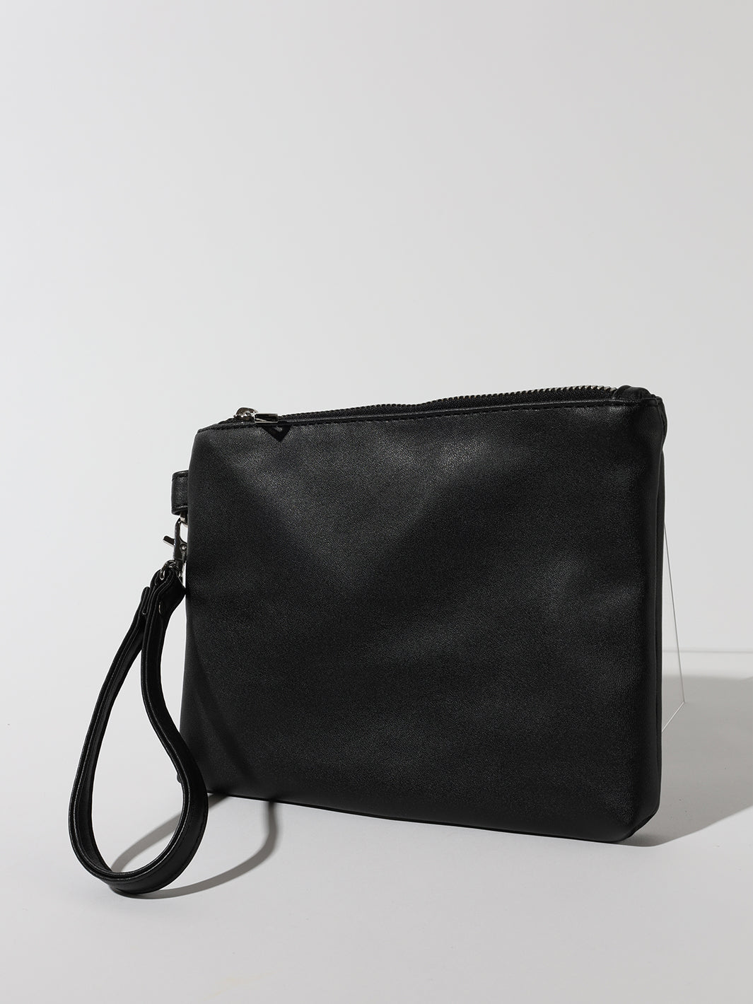 FAVORITE FAUX LEATHER WRISTLET