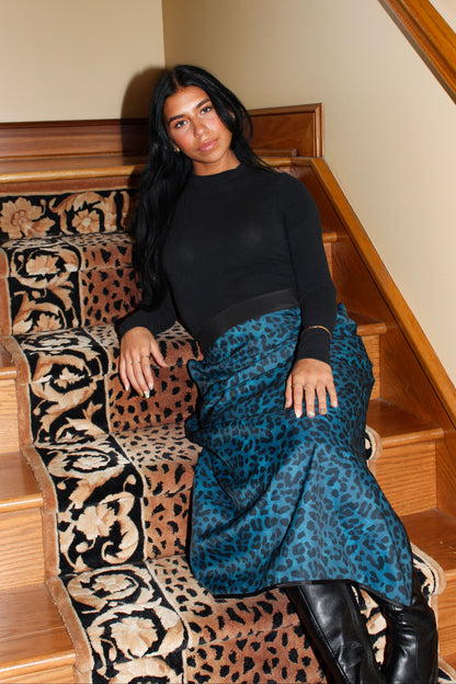 2FACED LEOPARD FIX REVERSIBLE MAXI APRON