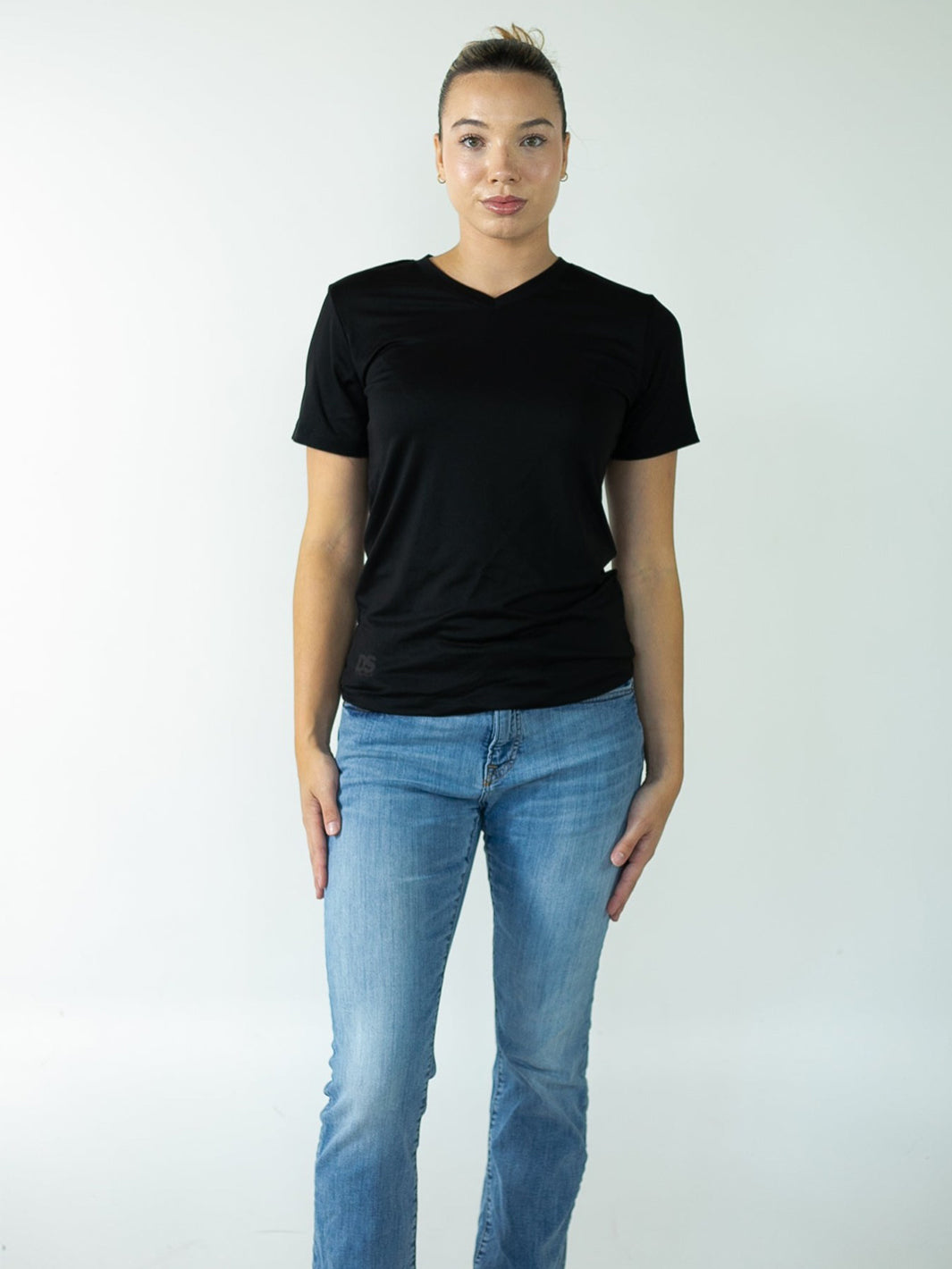 C UNISEX LUXURY PREFORMANCE V NECK - BLEACH RESISTANT CUSTOM BRANDED