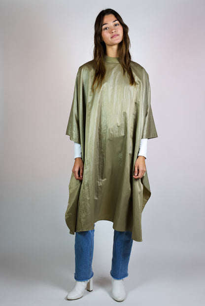 A DURALUXE LIQUID CHAMPAGNE MIST SILICONE COLLAR CAPE CUSTOM BRANDING