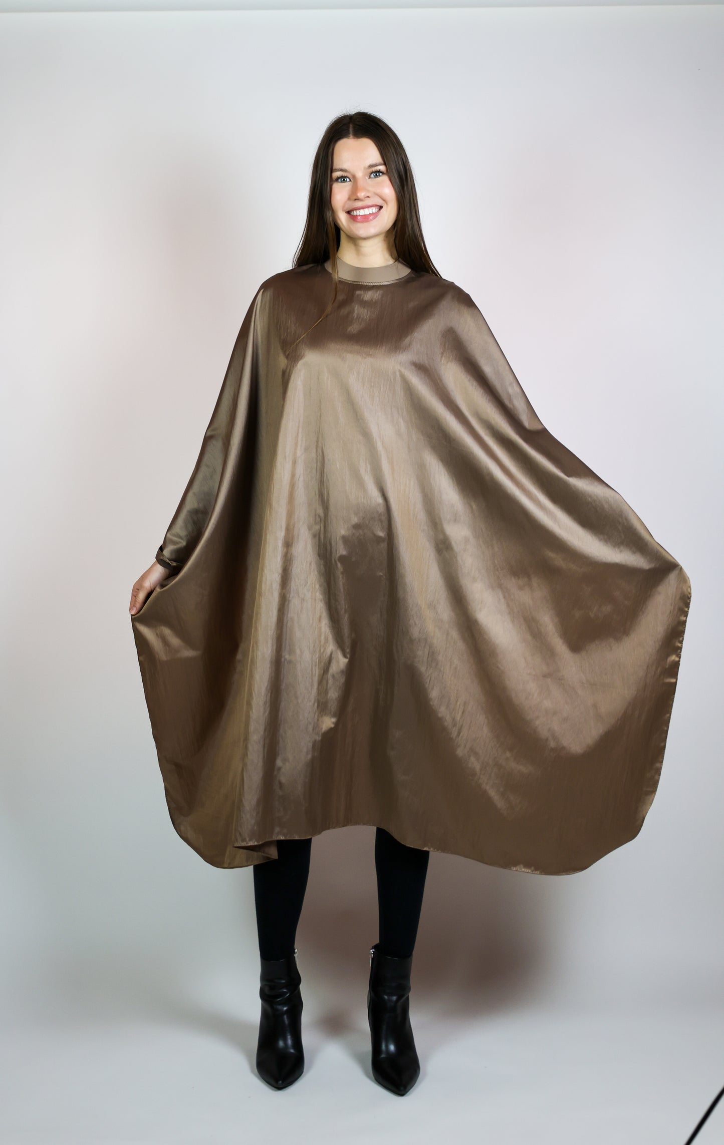 BROWN BLUSH CAPE