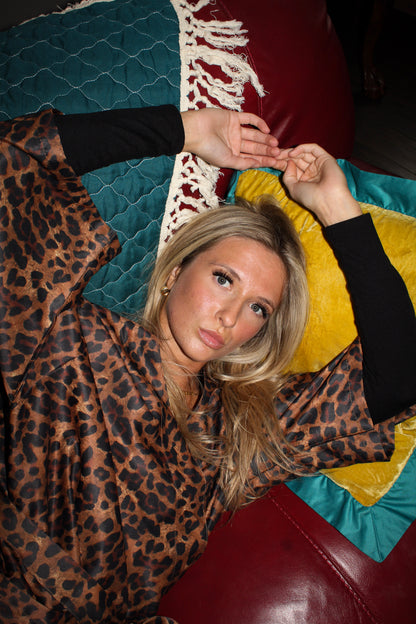 2FACED LEOPARD FIX DOUBLE ROBE