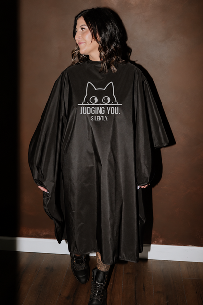 JUDGING YOU SILENTLY WATERPROOF CAPE