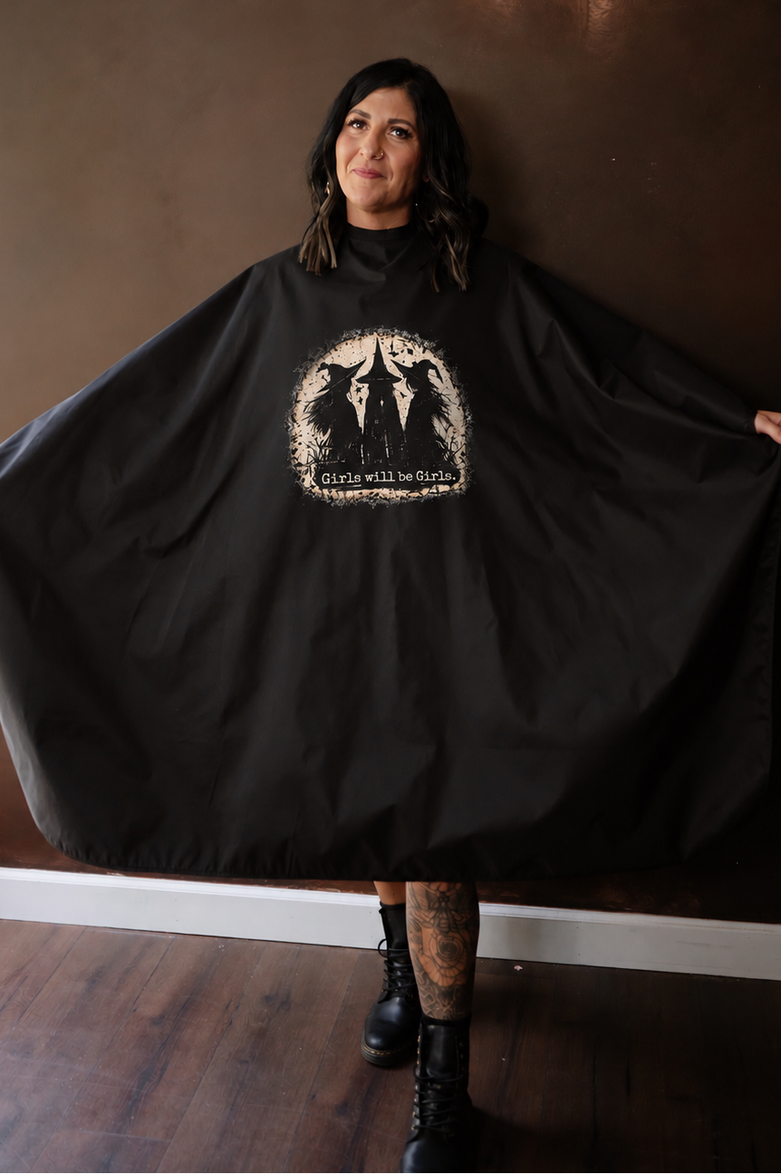 GIRLS WILL BE GIRLS WATERPROOF CAPE