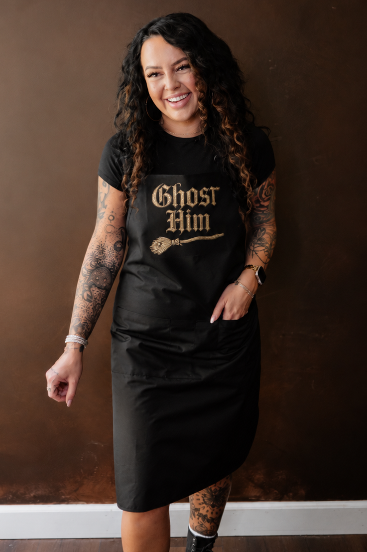 GHOST HIM WATERPROOF APRON