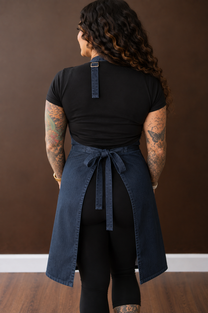 SPOOKY SEASON DENIM APRON