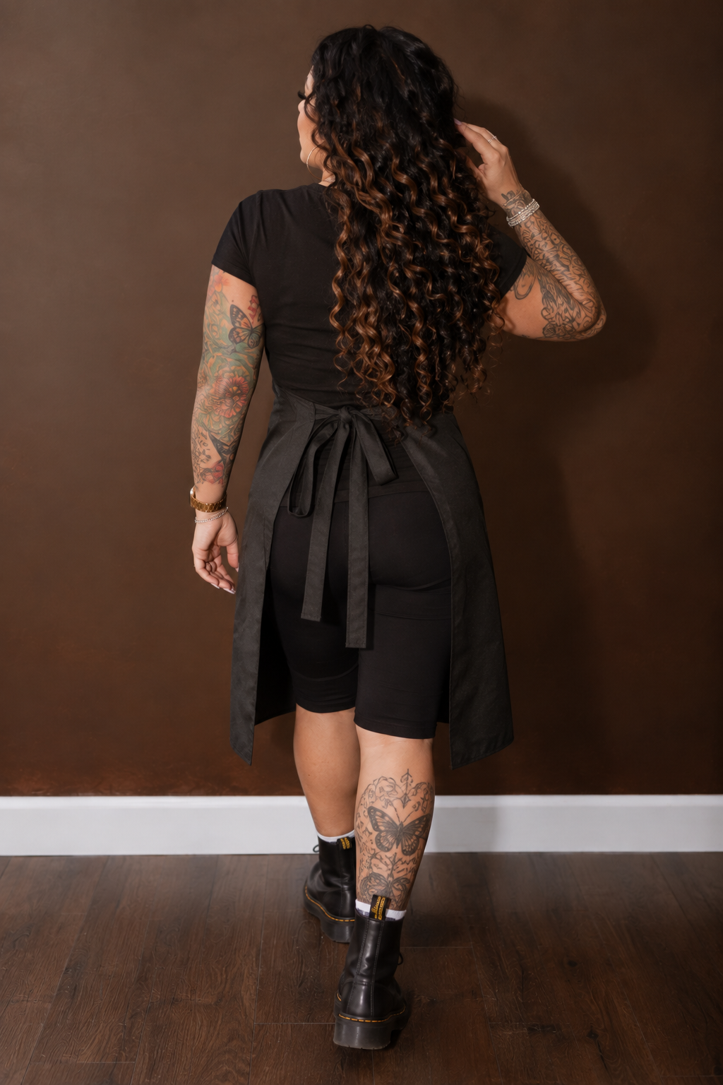 HAIRSTYLIST SKELETONS WATERPROOF APRON
