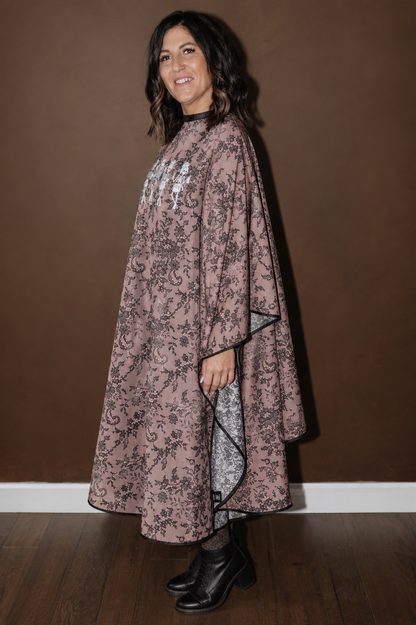 HAIRSTYLIST SKELETONS WATERPROOF MOULIN ROGUE CAPE