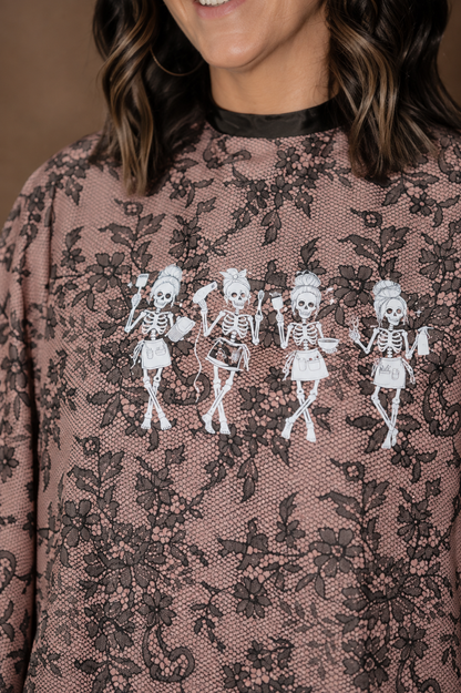 HAIRSTYLIST SKELETONS WATERPROOF MOULIN ROGUE CAPE