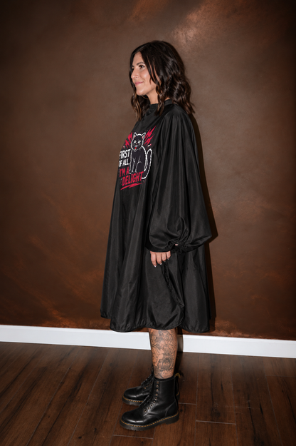 FIRST OF ALL I'M A DELIGHT WATERPROOF CAPE
