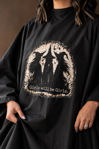 GIRLS WILL BE GIRLS WATERPROOF CAPE