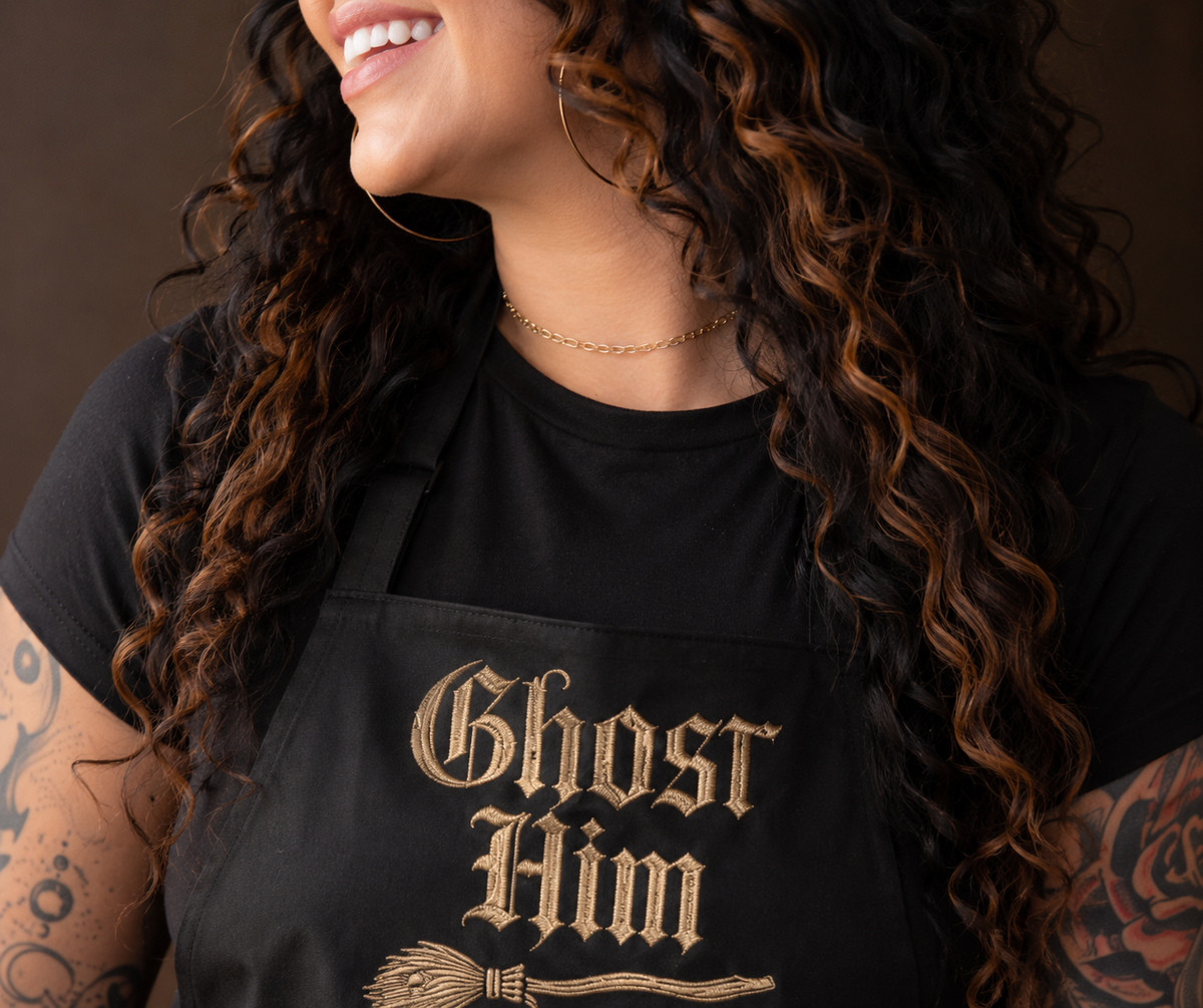 GHOST HIM WATERPROOF APRON