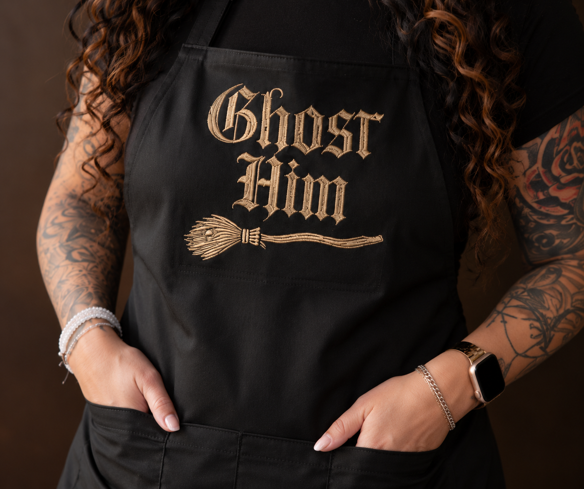 GHOST HIM WATERPROOF APRON