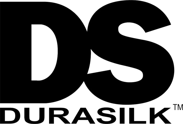 DuraSilk LTD company logo with a modern design in black and white