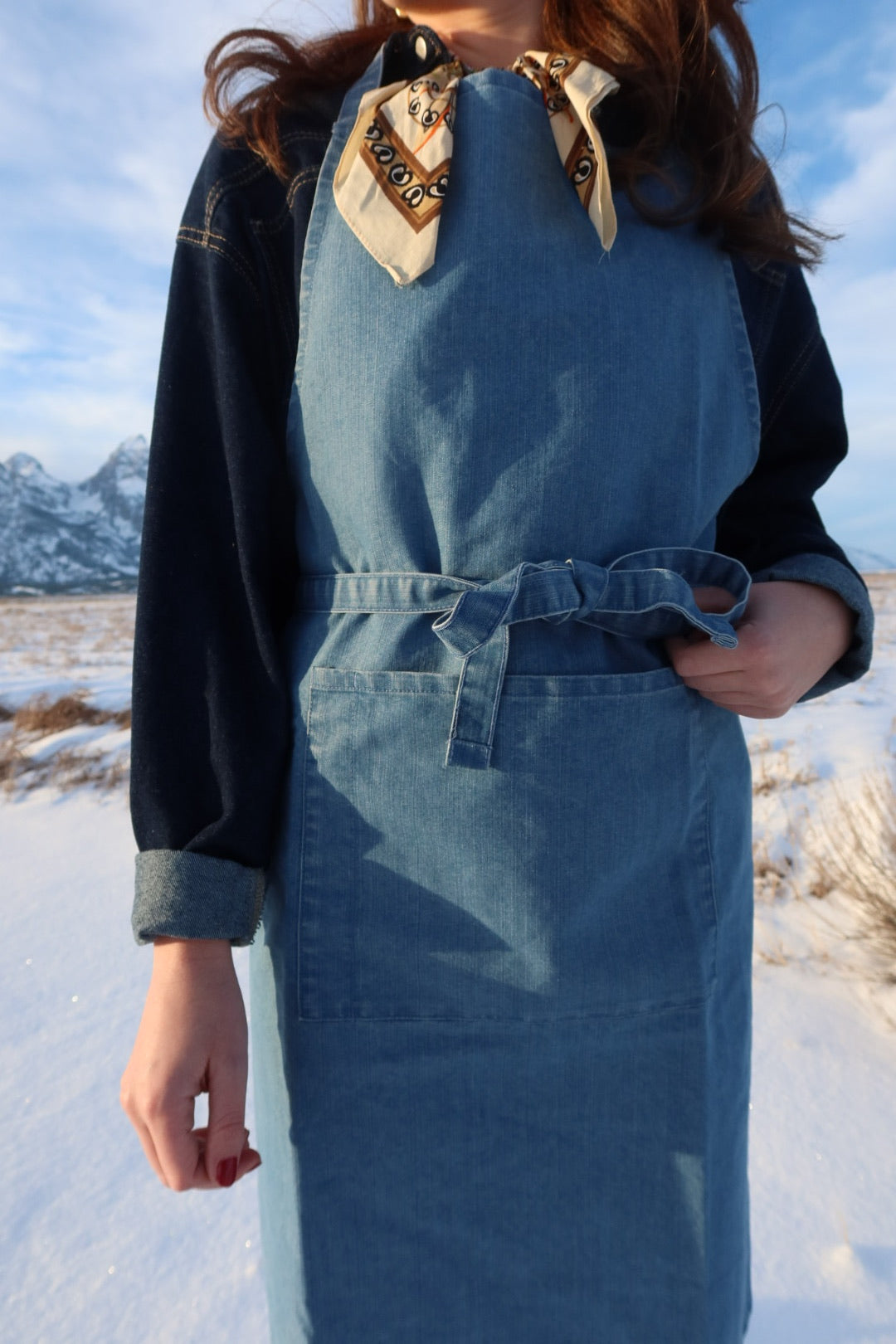 DENIM APRON