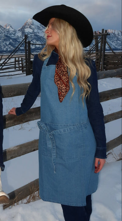 DENIM APRON
