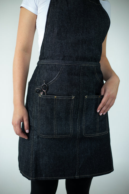 DS DropTop Apron™ in Dark Wash Denim