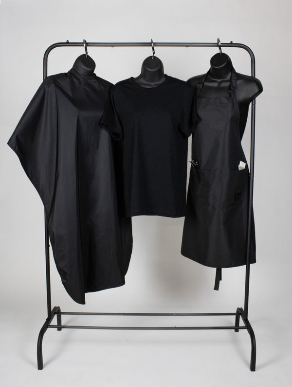 BRANDING STUDIO KIT 2: 6 WATERPROOF CAPES / 6 WATERPROOF APRONS WITH LOGO