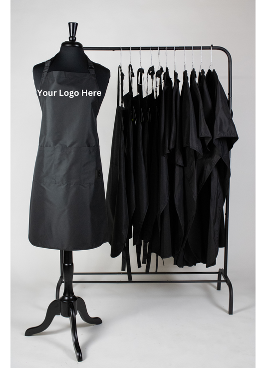 Branding Studio Kit 2: 6 Waterproof Capes / 6 Waterproof Aprons with Logo