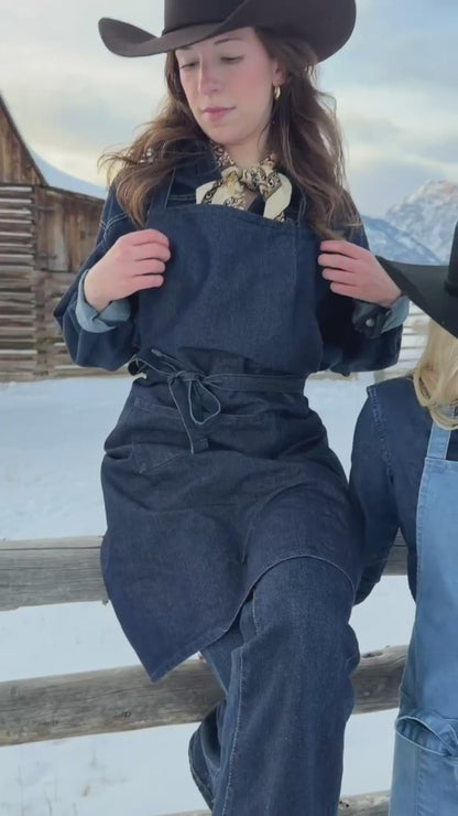 DENIM APRON